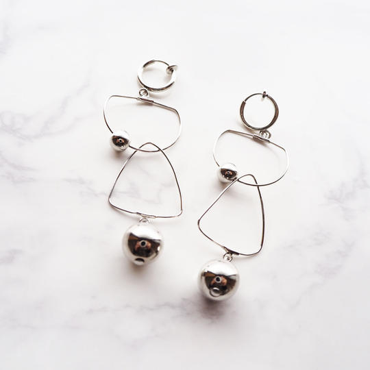 モビールNO.2 ピアス・イヤリング(Silver)