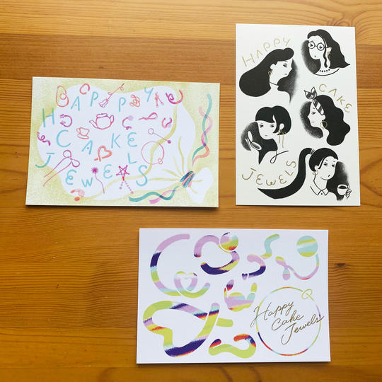  オリジナルイラストカード3種類