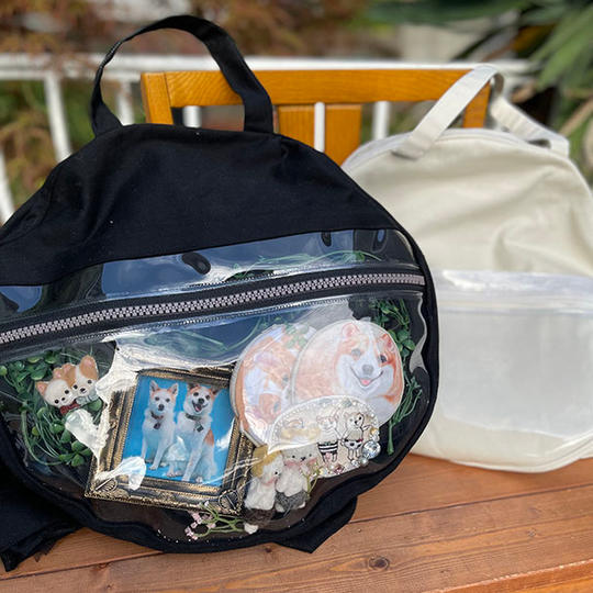 おしゃべりワンコ女子服&どこでも一緒。うちの子ギャラリーリュックのセット