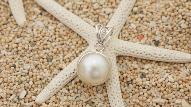 海からの贈り物マベパールのネックレス - (作る人も、着る人もハッピー  