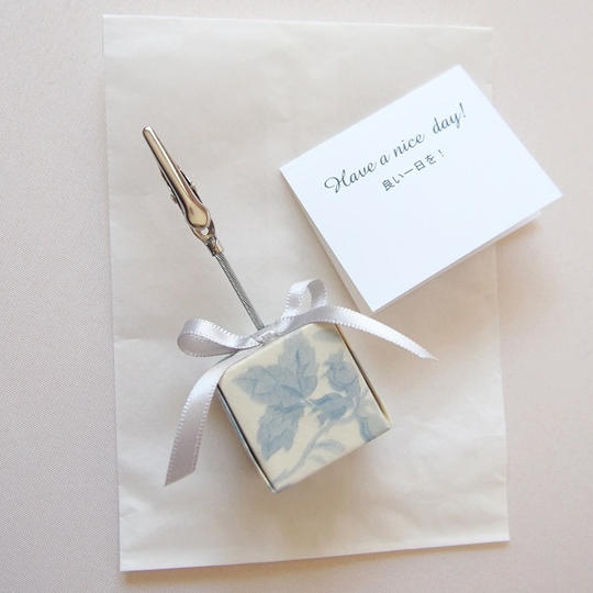 【選べる】メッセージカード付メモクリップスタンド　袋のラッピング