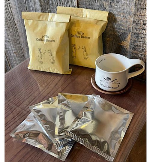 マグカップ『ドリーミングホース』×２＋コーヒードリップバッグ×１４