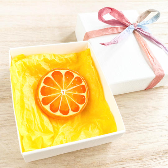 【真夏の果実】ブローチ