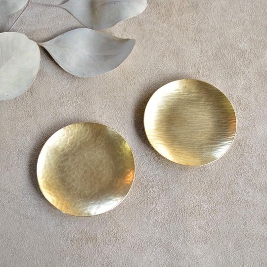 真鍮ミニトレー ２個セット