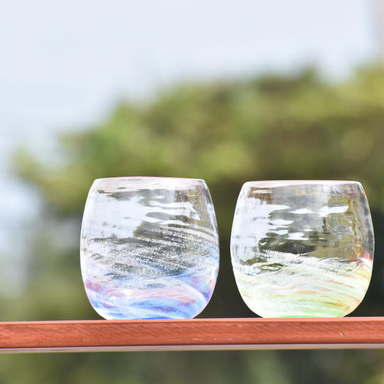 琉球ガラス制作体験チケット〈さざ波〉×１枚　【琉球ガラス匠工房】