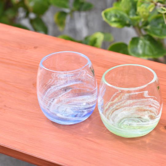 琉球ガラス制作体験チケット〈さざ波〉×２枚　【琉球ガラス匠工房】