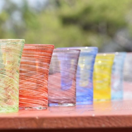 琉球ガラス制作体験チケット〈パレット〉×１枚　【琉球ガラス匠工房】