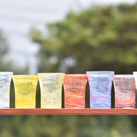 琉球ガラス制作体験チケット〈パレット〉×２枚　【琉球ガラス匠工房】