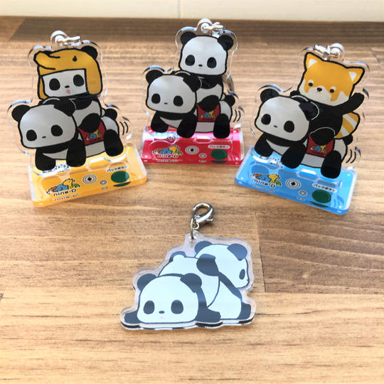 【梅コース】赤ちゃんパンダのアクキースタンドコンプセット