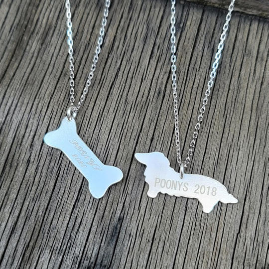 名前を入れて完成する＊愛犬ネックレス＊