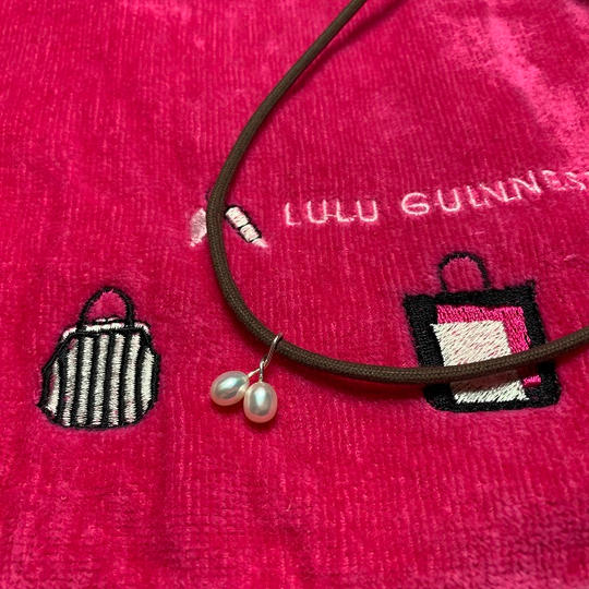 白い上質淡水パールヘッド（ヘッドのみチョーカー別）