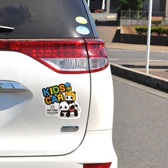 【芝コース】赤ちゃんパンダのカーステッカー