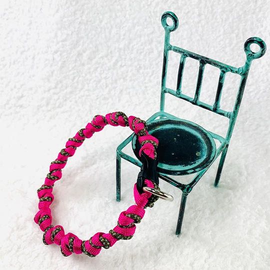 パラコードマクラメ編みNo6小型犬首輪