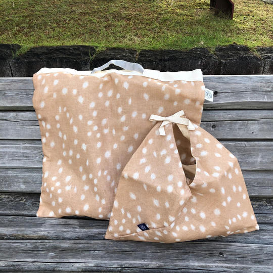 投句権＋OTOMOエコバッグ（大・小セット）＋寄付金付き子鹿ノート（2種）