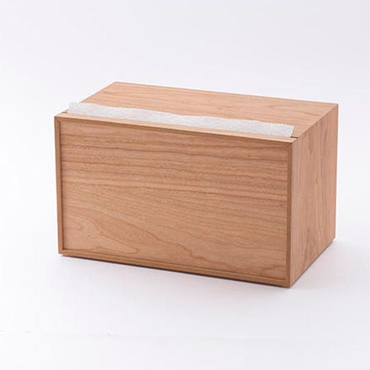 『ご好評につき追加！』キッチンペーパーケース チェリー材突板【レギュラーサイズ】