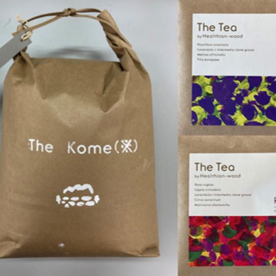 心身のリラックスセット(ハーブティー2種類X1カ月分)+The KOME