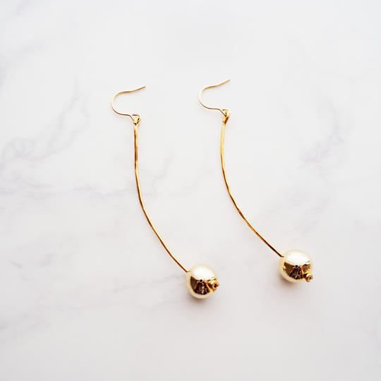 ふりこNo.2ピアス（Gold）