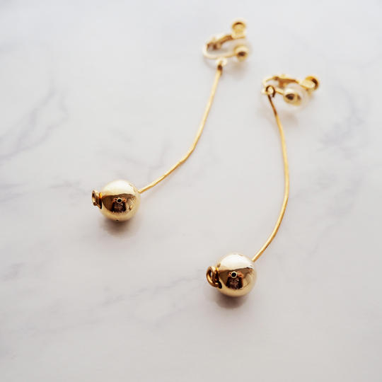 ふりこNo.2イヤリング（Gold)