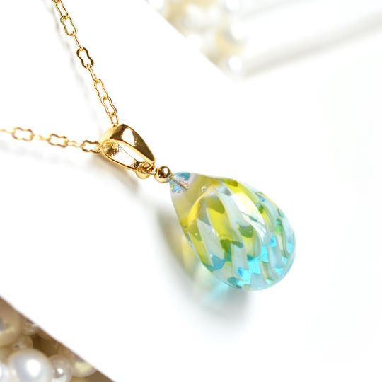 【一点物】Misuteriasuパステル＊レース模様ネックレス 47