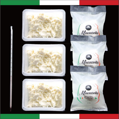 100個限定】モッツァレラを10分間で作れる特別キット（モッツァレラ6玉