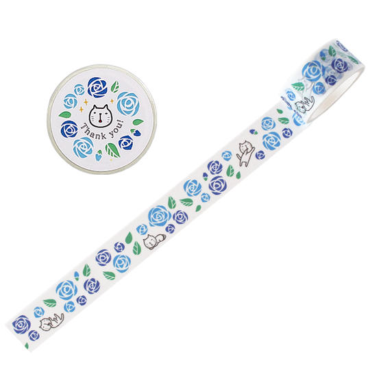 【1,000円のご支援】お花のマスキングテープ&高校生の活動報告