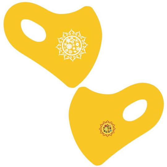 お花畑マスクイエロー