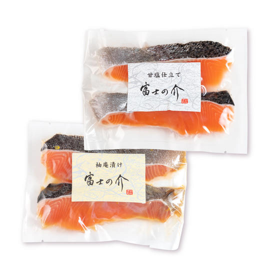 【漬け魚セット】甘塩仕立て2枚、柚庵漬け2枚