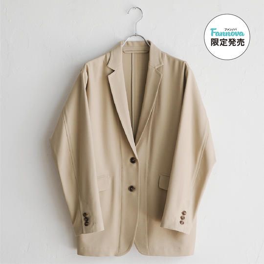 ナチュリラ×lelill カーディジャケット【BEIGE】 サイズ36(S~M)