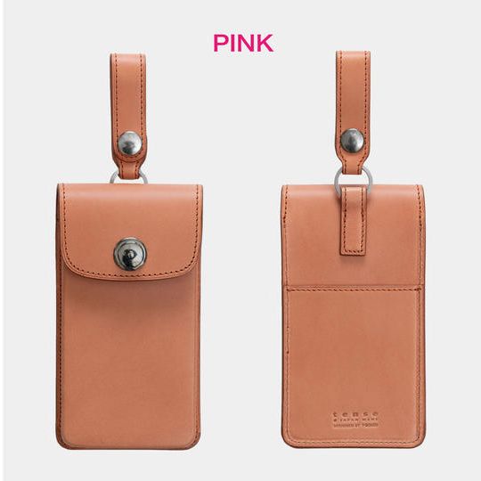 【超早割】6,000円OFF! レザーiPhone Case Mサイズ ピンク