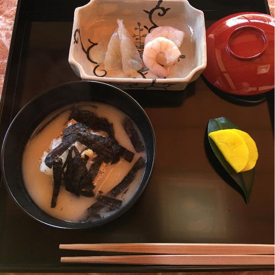茶懐石一汁一菜+寄付者札