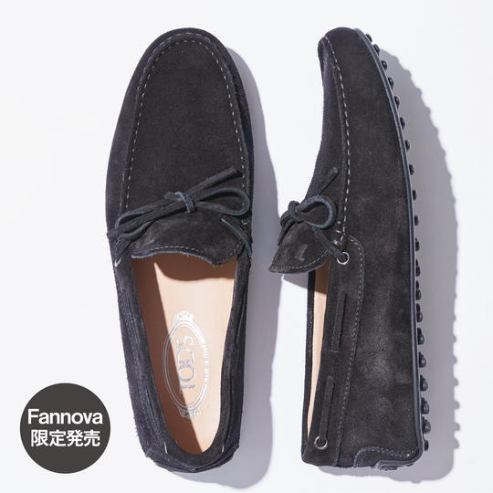 トッズ ニュー シティ ゴンミーニ　(黒スエード)