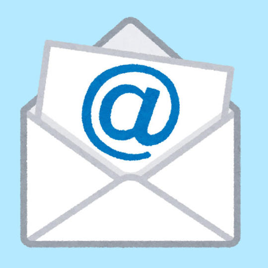 ①ご支援へのお礼のメール