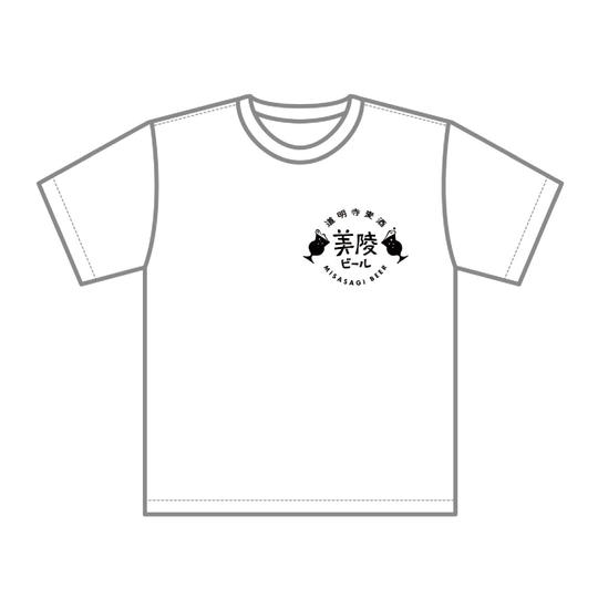 道明寺麦酒オリジナルTシャツ(モノクロ)