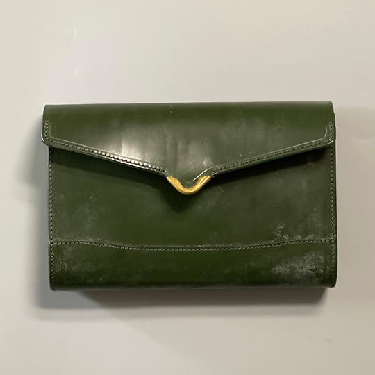 【CF割】UKブライドルレザー バイブルサイズシステム手帳 GREEN