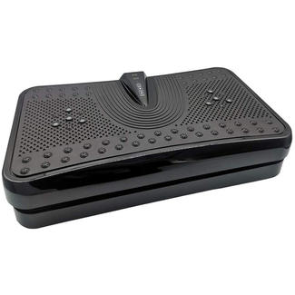 お家で簡単に全身をエクササイズ！小型振動フィットネスマシン ブラック 1台