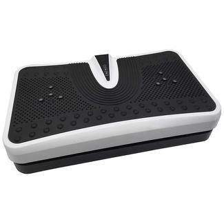 お家で簡単に全身をエクササイズ！小型振動フィットネスマシン ホワイト 1台