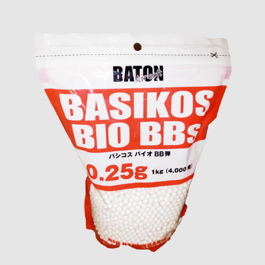 バシコスバイオBB弾0.25グラム4000発入り