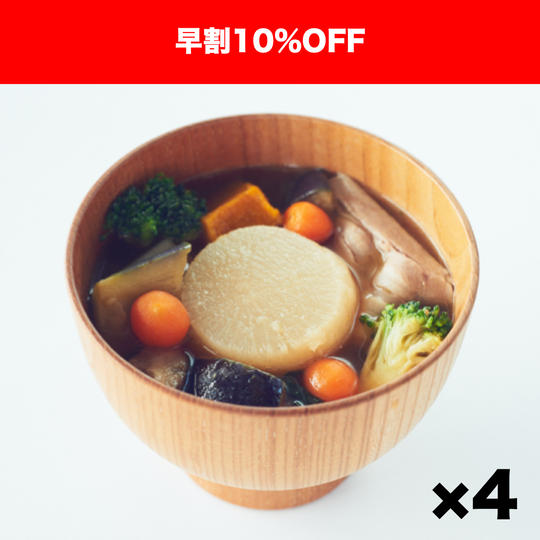 【早割10％OFF】MISOVATION 4食セット（配送料込み）