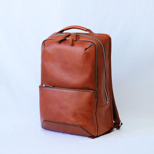 【早割20%OFF】本革リュック(キャメル)