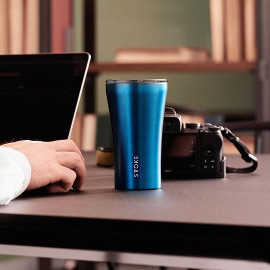 定価の13%off 新色! STTOKEサーモカップ スティールブルー Lサイズ 90枚 送料込5,407円(税込)