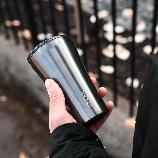 10枚限定 定価の20%off新色! STTOKEサーモカップ ガンメタルグレーLサイズ 送料込5,060円(税込)