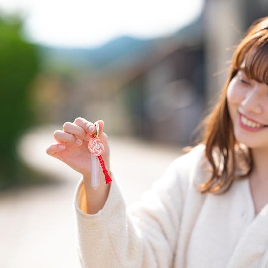 【現地で楽しむ！】「水引チャーム」+「水引チャーム通行手形まっぷ」のセット