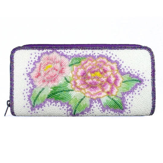 フルオーダーメイドビーズ刺繍長財布