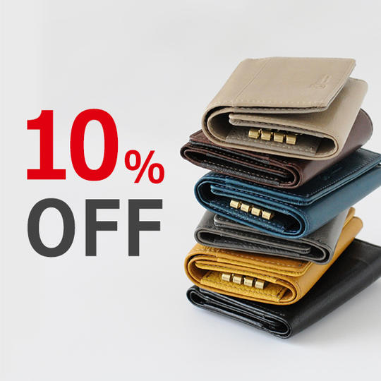 【10%オフ】YOSHINAコンパクト三つ折り財布