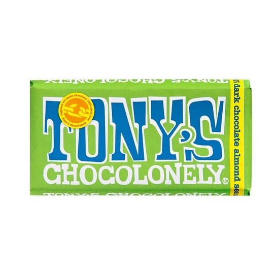 トニーズチョコロンリー　51%ダークチョコレート　アーモンドシーソルト