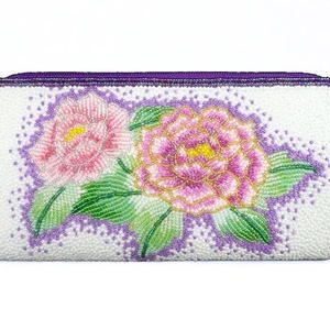 フルオーダービーズ刺繍長財布
