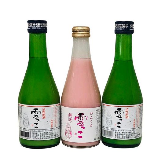 【冬季限定】酔仙酒造「雪っこ」、紅白呑み比べセット