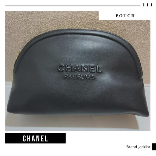 【新品】シャネル CHANEL ノベルティ パフューム コスメポーチ 2020 ラウンド 黒 