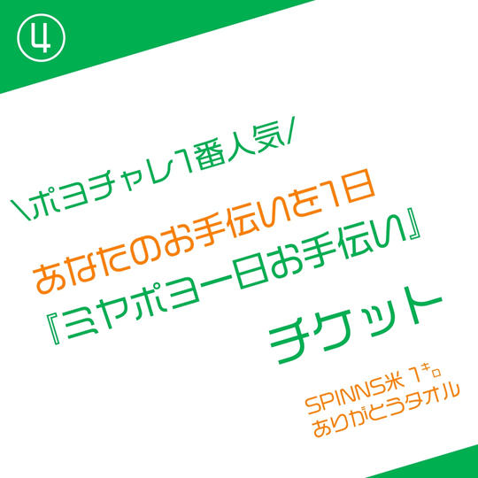 ミヤポヨお手伝い券