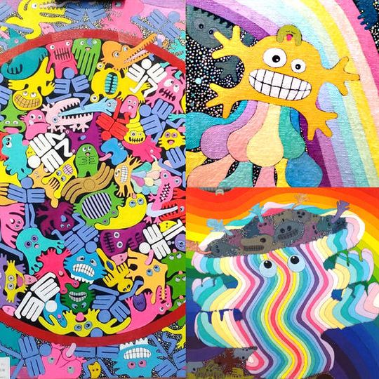 「ある惑星の生き物」ポストカード3枚セット